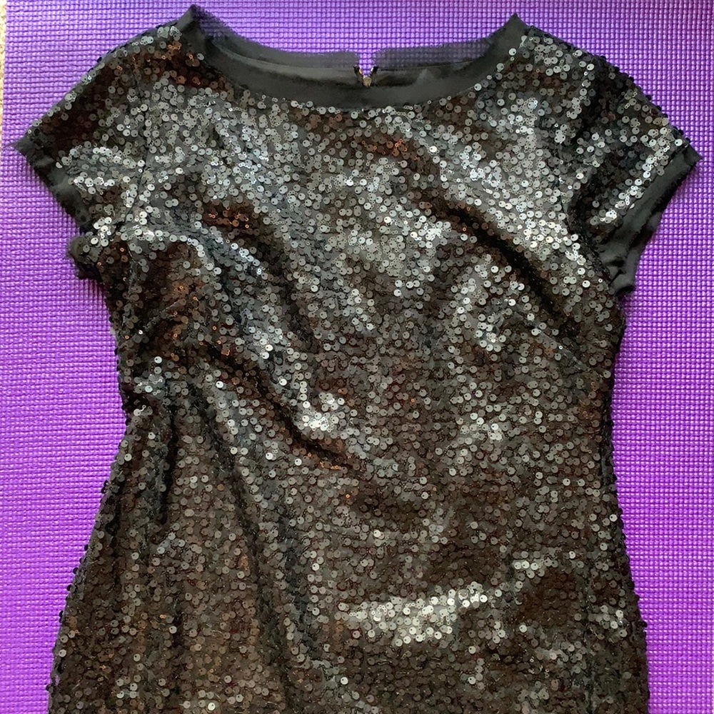 Vince Camuto - Charcoal/Black Sequin Dress